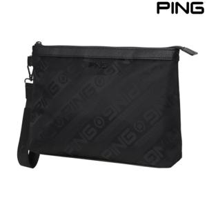 골프양말증정_PBS 남성 로고 자가드 클러치백 111E1BG001