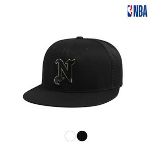[엔비에이]공용 NYK 이니셜 메탈 메쉬 트러커 스냅백 모자 N255AP612P