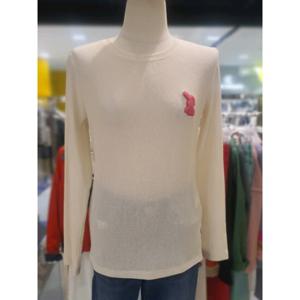 베네통  토끼부클 골지  티셔츠BATS96511