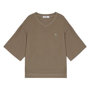 [뱅뱅]여성 오버핏 브이넥 반팔 티셔츠 (CTL143)