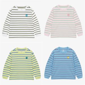 NT7TR04 노스페이스 키즈 글랜 스트라이프 긴팔 라운드 티