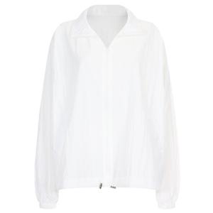 샵앤) 여성 하이넥 밑단스트링 얇은 바스락 집업 점퍼 NTT-WJP-20300-아이보리