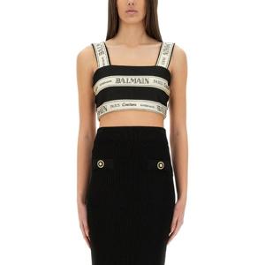 발망 스트라이프 디자인 크롭 탑 EF1AA370JJ95 EDY