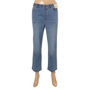 [뱅뱅]여성 9부 밴드 스판 청바지 NQL271