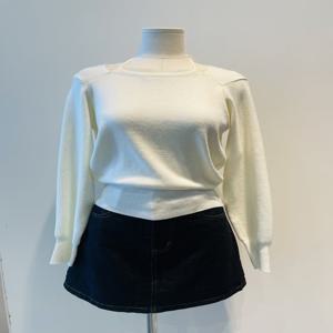 [트위]홀터넥 끈 니트 TNBBFKT017