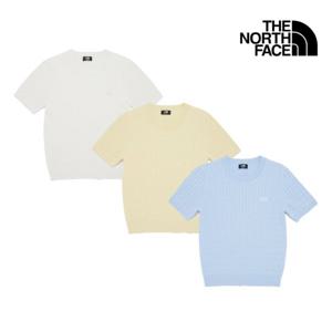 노스페이스 여성 홀리데이 반팔 스웨터 NT7AR30