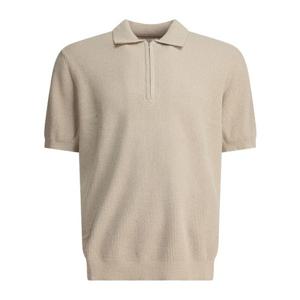 NN.07 라이트 컬러 니트 텍스처 폴로 셔츠 2526429634 DANNY ZI