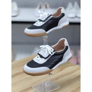 바이로쏘 세이브존06 가죽 레이스업 컴포트 2.5cm 스니커즈 (BY)25S12406BD2