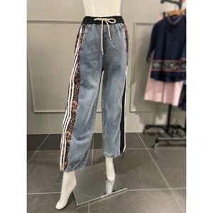 르니앤맥코이 삼선 테잎 레오파드 데님 진 (MM05SD111HJY)