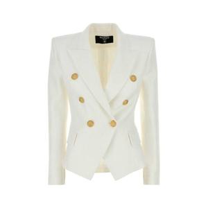발망 여성 화이트 비스코스 블레이저 EF1SI505VF21 0FB