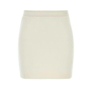 펜디 여성 화이트 미니 캐시미어 스커트 FZQ758ASJJ F08QQ