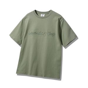 [지프] 남여공용 레전더리 엠보 자수 반팔 티셔츠 JQ2TSU201