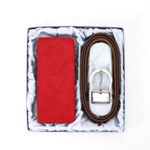 남성 카드보관 지페수납 골프 지갑 벨트 허리띠 SET