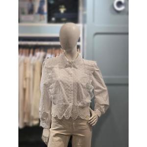 클리지 세이브존03 클리지 카라넥 레이스 블라우스 AGCP3WBL07A