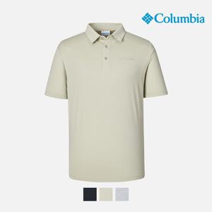 [컬럼비아 (행사)]남성 카라티셔츠 뷰트 투 리버 옴니위크 속건 반팔티 YMP654
