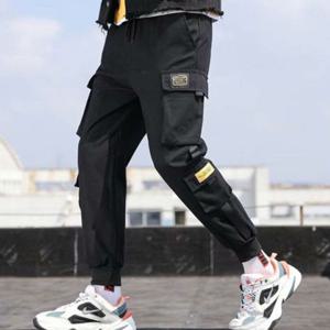 포켓 카고팬츠 남성조거 밴딩팬츠