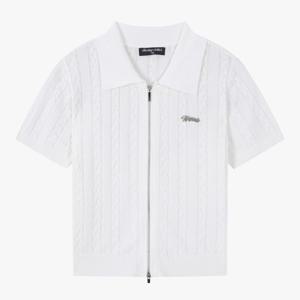 [더데이걸]반팔 카라 집업 니트 TGKA25302 [모다아울렛 남양주점