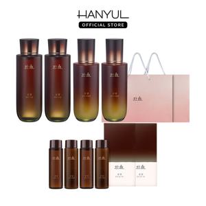 [10% 더블쿠폰] 한율 송담 탄력 2종 더블 (150ml 2개 + 에멀전 125ml 2개)
