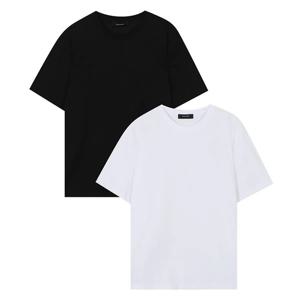 [버커루]남녀공용 2PACK 반팔 티셔츠 B245Z1090P