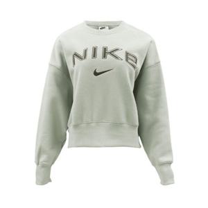 나이키긴팔티 ZQC FV7675-537 나이키 우먼스 피닉스 플리스 오버 사이즈 크루넥 로고 스