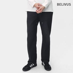 빌리버스 남성 데님팬츠 밴딩 워싱 청바지 긴바지 BBJ108