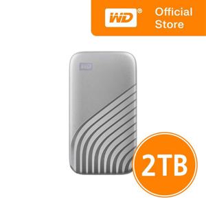 웨스턴디지털 WD My Passport SSD 2TB 실버 포터블 외장SSD USB 3.2 Gen2 NVMe기반
