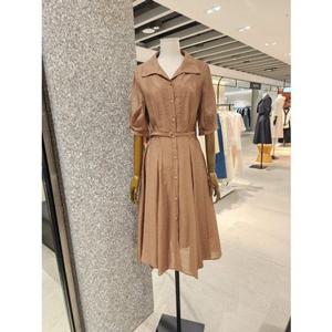 JIGOTT 지고트 [칼라넥 주름 원피스] JR5E0OP113