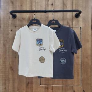 지프키즈 sh06 와펜 반팔티 KQ2TSU222