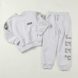 [지프키즈]대문자 빅 지프 맨투맨세트  KP1TSU873-SET
