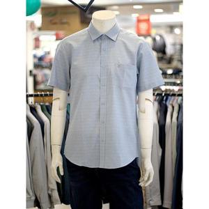 크로커다일 세이브존03 [피에르가르뎅] 남성 여름 잔패턴 포켓 반팔 셔츠 AGPQWS2603A