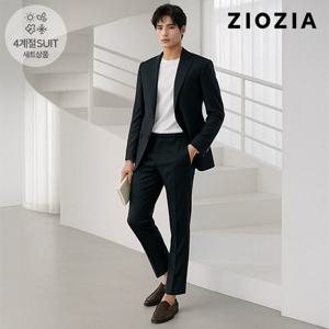 [지오지아] 루즈핏 블랙 캐주얼 셋업수트 (ABD5KG1601_ABD5PP1601_BK)