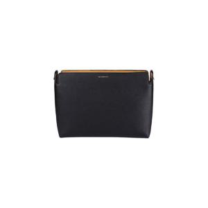 버버리 미디엄 트라이톤 레더 클러치 블랙 4076361