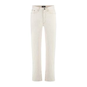 아페쎄 화이트 스트레이트 파이브 포켓 마르틴 진 COFCNF09122