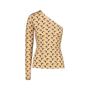 마린세르 여성 베이지 Jersey 원숄더탑 WTS014ACJER0001 TA10 TAN