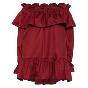 생로랑 여성 레드 미니 드레스 820312 Y3A996287