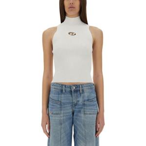 디젤 여성 화이트 나시 니트 A13020_0DLAX100