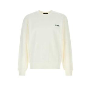 아페쎄 남성 화이트 면 스웨트셔츠 COHGOH27916 ALK