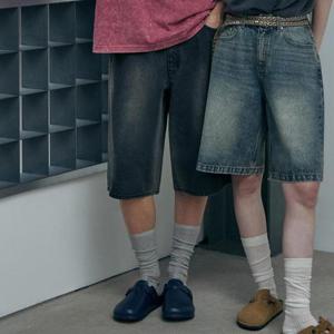 행텐 HC04 밴딩 샌드브러쉬 버뮤다 데님 10520-056