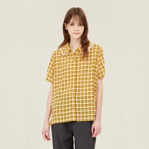 [베네통]탈착 레이스 카라 블라우스 BABL91531