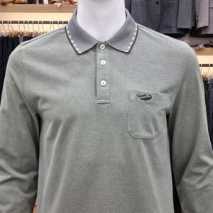 [크로커다일남성]봄신상 면혼방 요꼬에리 카라티셔츠CDAABTP1792