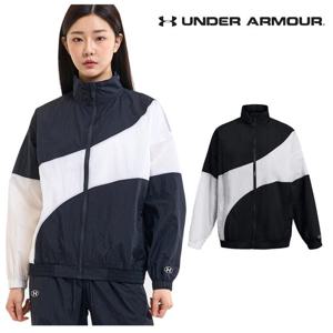 [언더아머(백)]여성 UA 레거시 크링클 윈드브레이커 바람막이 방풍자켓 1382762-001
