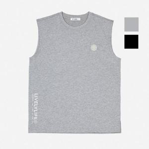 뱅뱅 동백01 와펜 밑단트임 슬리브리스 CTL392