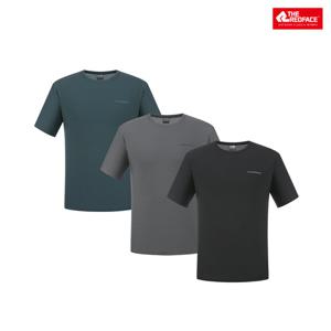 [레드페이스 본사] 아이스엠보라운드하프티셔츠 REWMTSMBE615