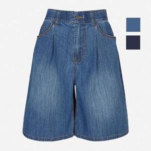 뱅뱅 동백01 인밴드 와이드 5부 청반바지 NQL303