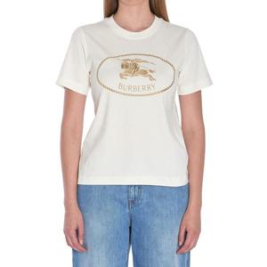 버버리 여성 화이트 반팔 티셔츠 8109817  B7078