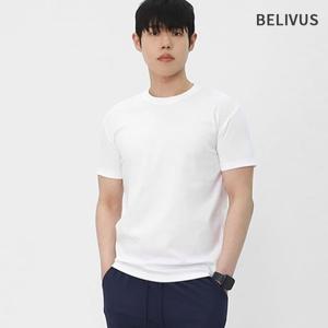 빌리버스 남성 머슬핏 라운드 반팔 티셔츠 BGTT035