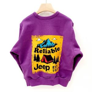 [지프키즈]키즈 캠핑 맨투맨KL3TSU815