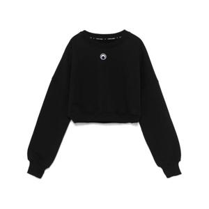 마린세르 여성 블랙 크롭 스웨트셔츠 WST012A CJER0013BK99