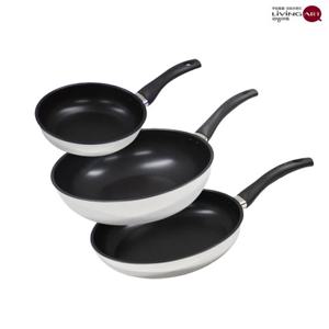 리빙아트 디오바코 IH티타늄코팅 스텐 후라이팬세트 3종B 후20+28+웍30