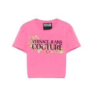 베르사체 반팔 티셔츠 78HAHC05 CJ02C494 Pink